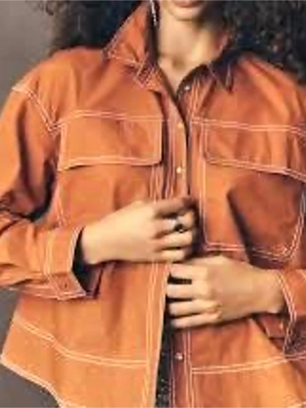 PILCRO | Anthropologie | Cotton Long Sleeve Too Stitch Top | Size Medium NWT